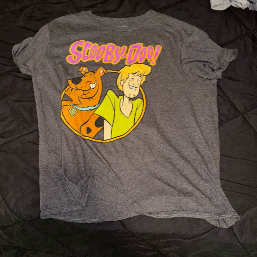 Gray Scooby-Doo Graphic T-Shirt